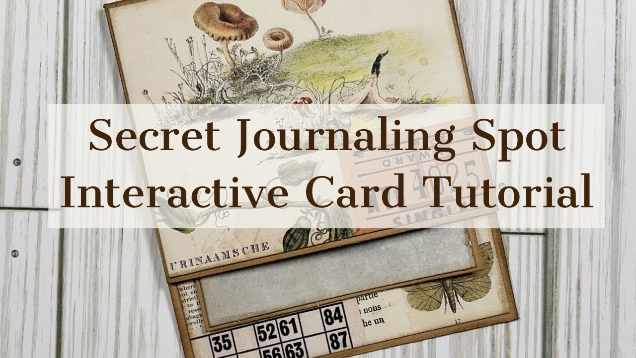 Keep Your Secrets in this Hidden Journaling Spot - Interactive Journal Ephemera Tutorial