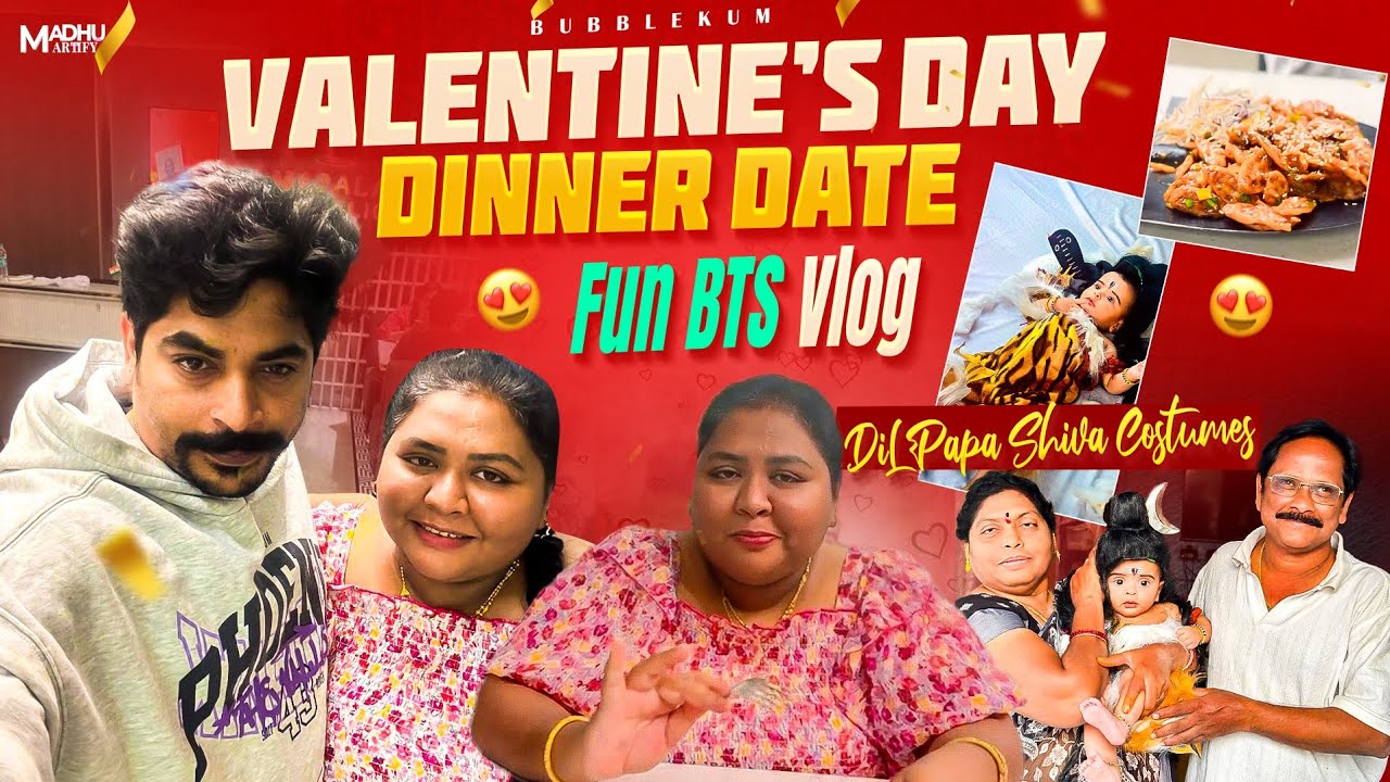 Love, Lights & Little Shiva 💖 | Valentine’s Dinner Date Vlog🫶🧿