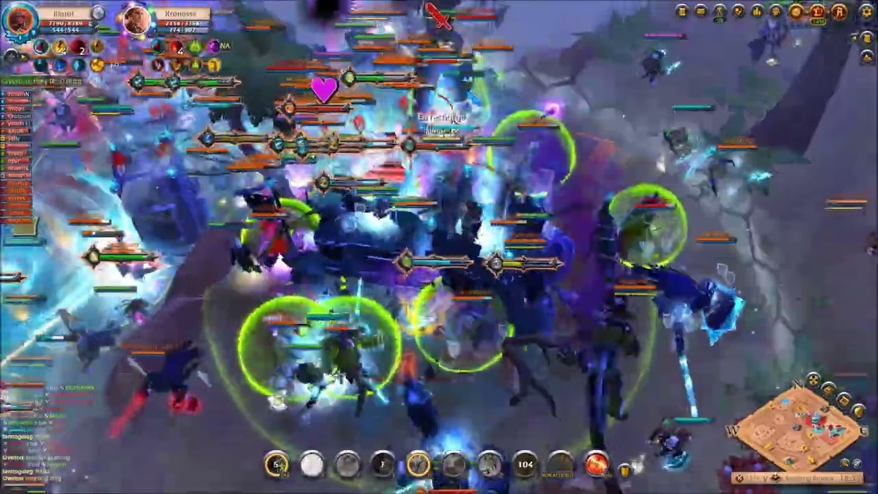 BMS POV TWO OUTNUMBER FIGHT | ALBION ONLINE ZERG
