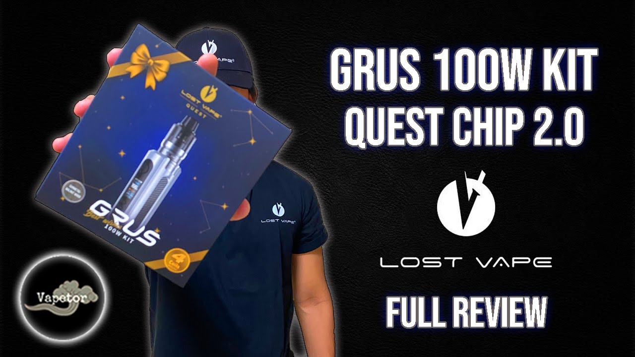 GRUS 100W KIT BY LOST VAPE | UPGRADED QUEST CHIP 2.0 | FULL REVIEW (PH) | VAPETOR