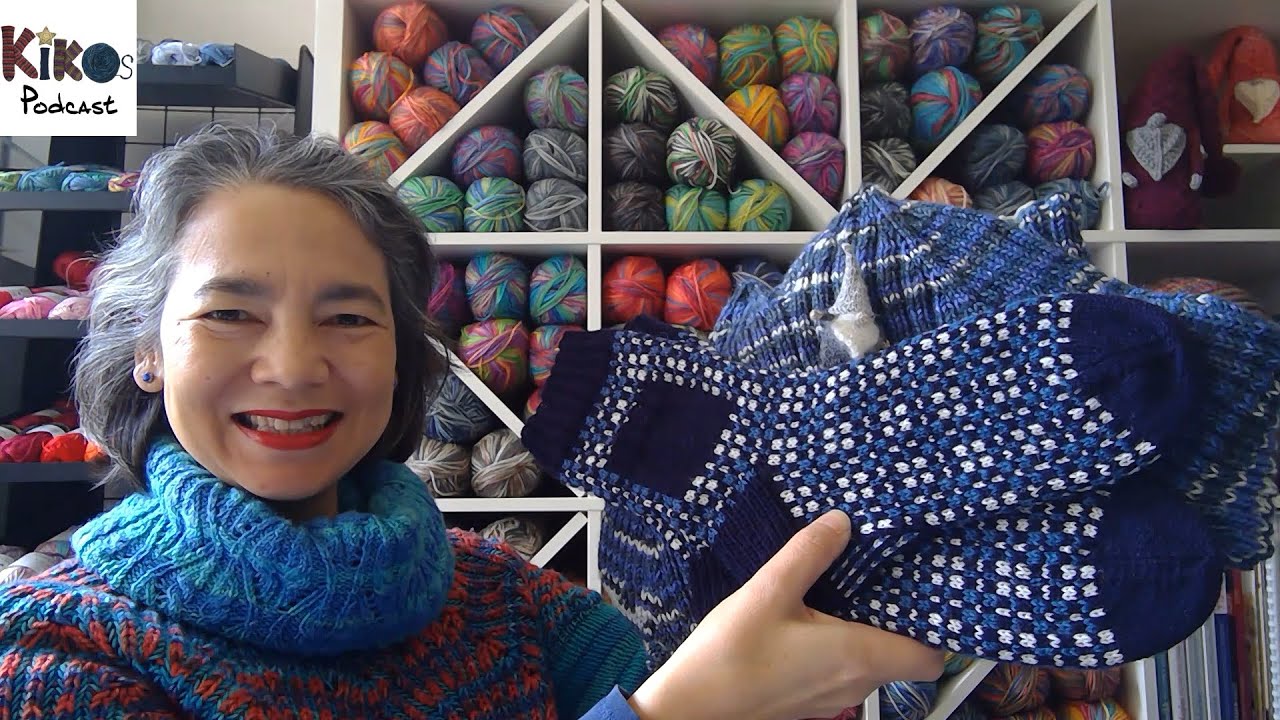 Kiko's Knitting Podcast #137 - Sock Madness Round 2, Raglano & March-Gnome