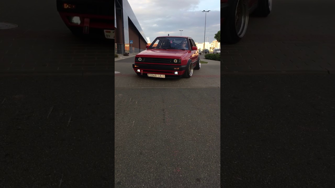 Vw Jetta mk2 stance low belly Rubbers