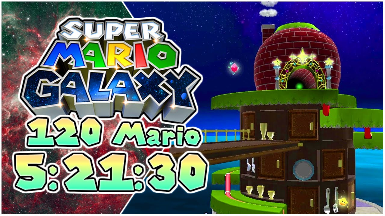 [WR] Super Mario Galaxy 120 Stars (Mario) Speedrun in 5:21:30
