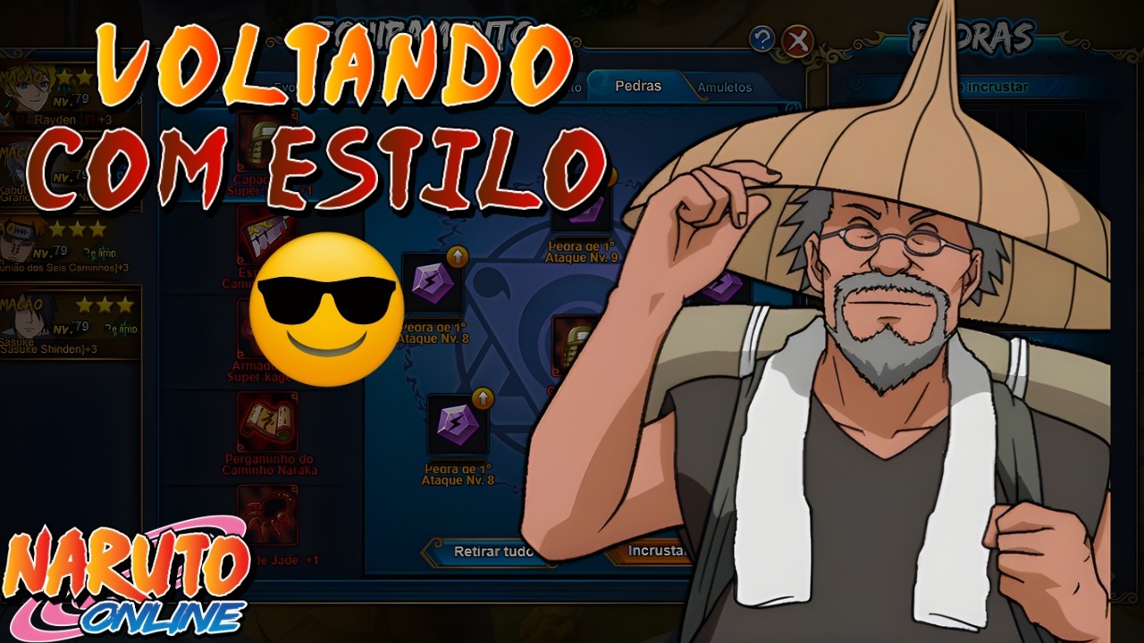 MAIS UM PLAYER RETORNANDO AO GAME DEPOIS DE ANOS - NARUTO ONLINE