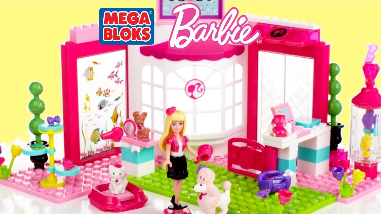 Mega Bloks Barbie Build 'n Play Pet Shop | Speed Build (Vintage Set 80223)
