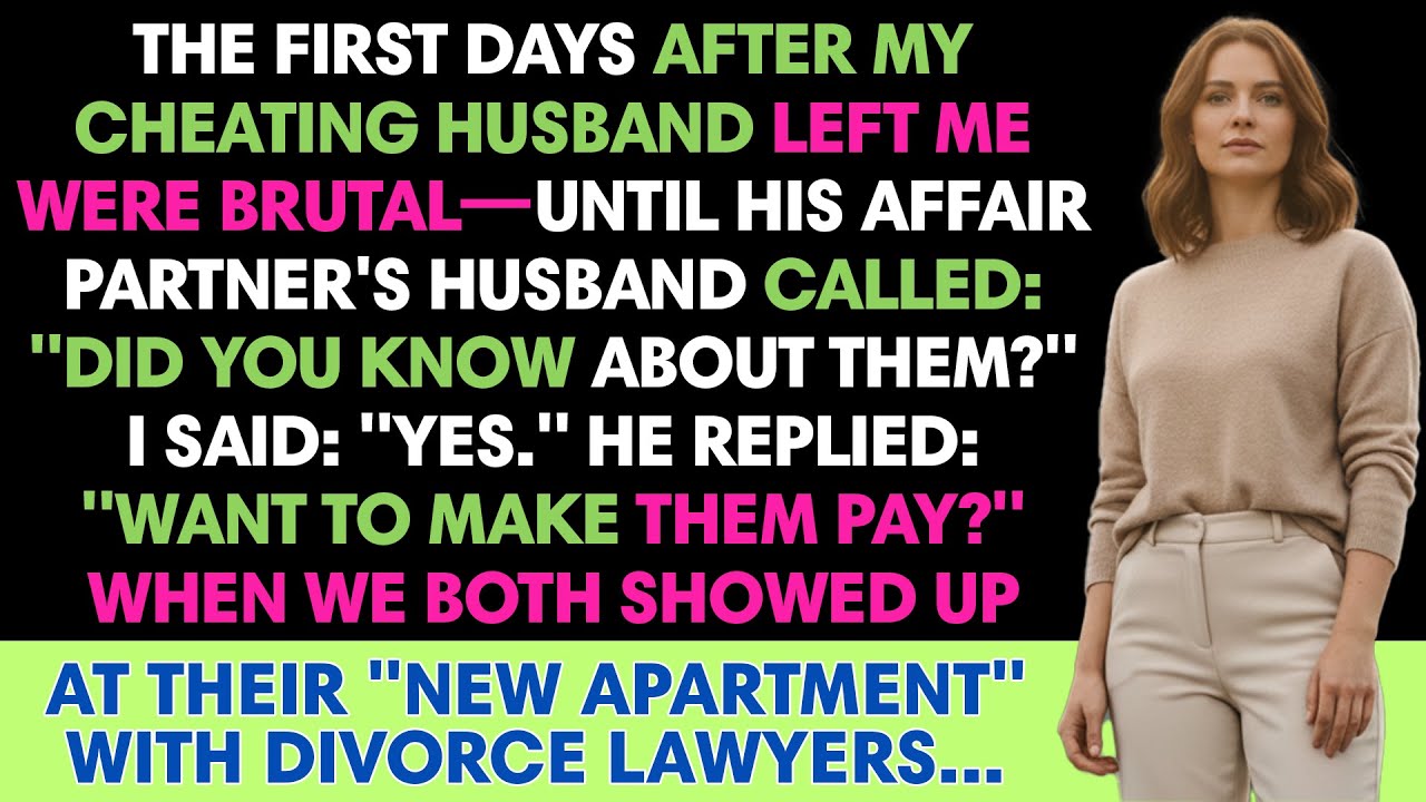 The First Days After My Cheating Husband Left Me Were Brutal—Until His Affair Partner's Wife Called…