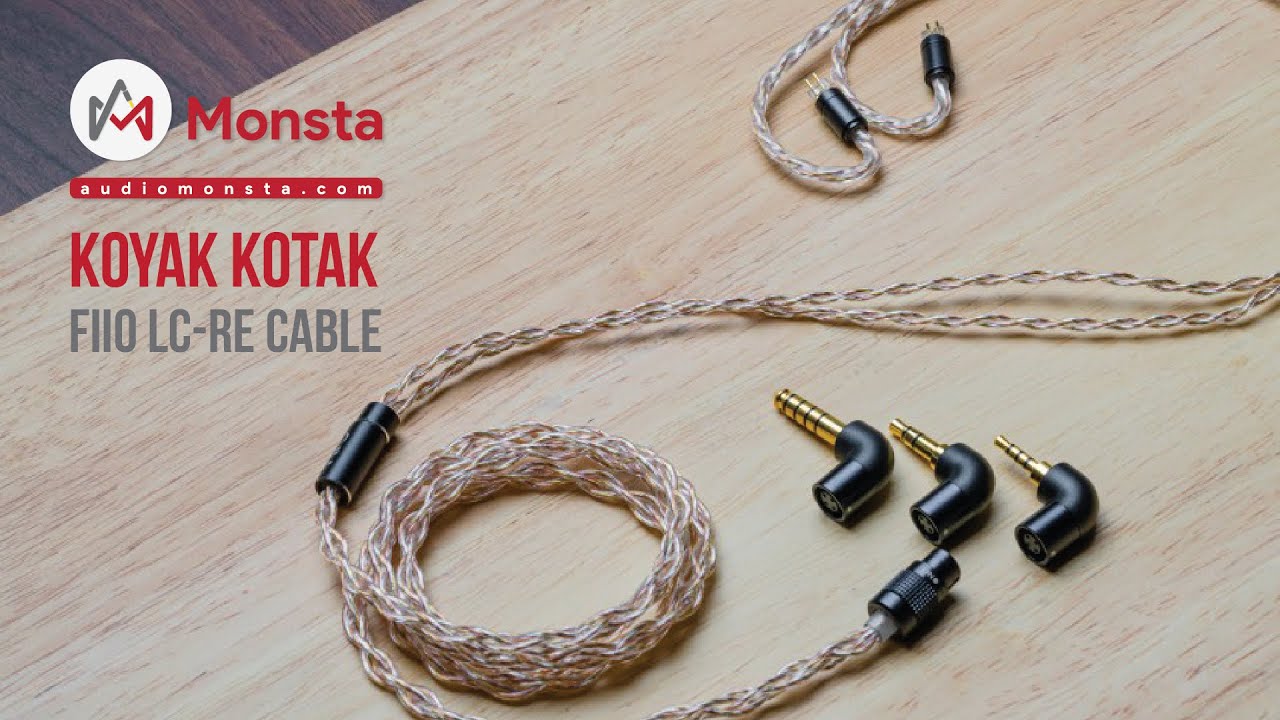 Koyak Kotak  Fiio LC RE Upgrade Silver Copper Cable
