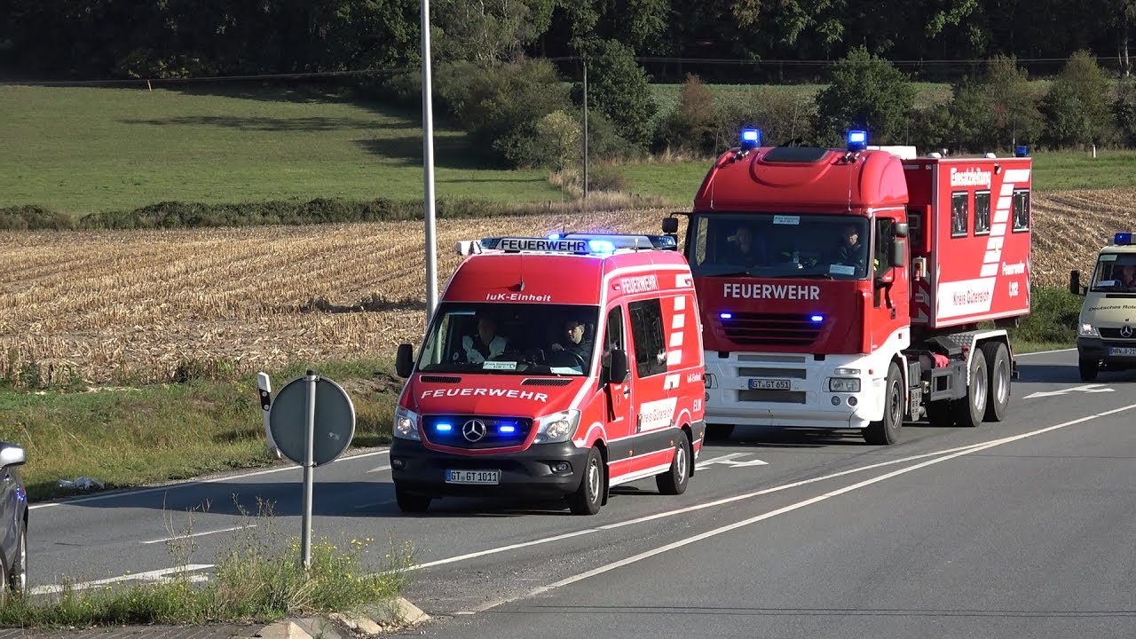 Behandlungsplatz-Bereitschaft 50 Feuerwehren/HiOrgs Kreis G&uuml;tersloh