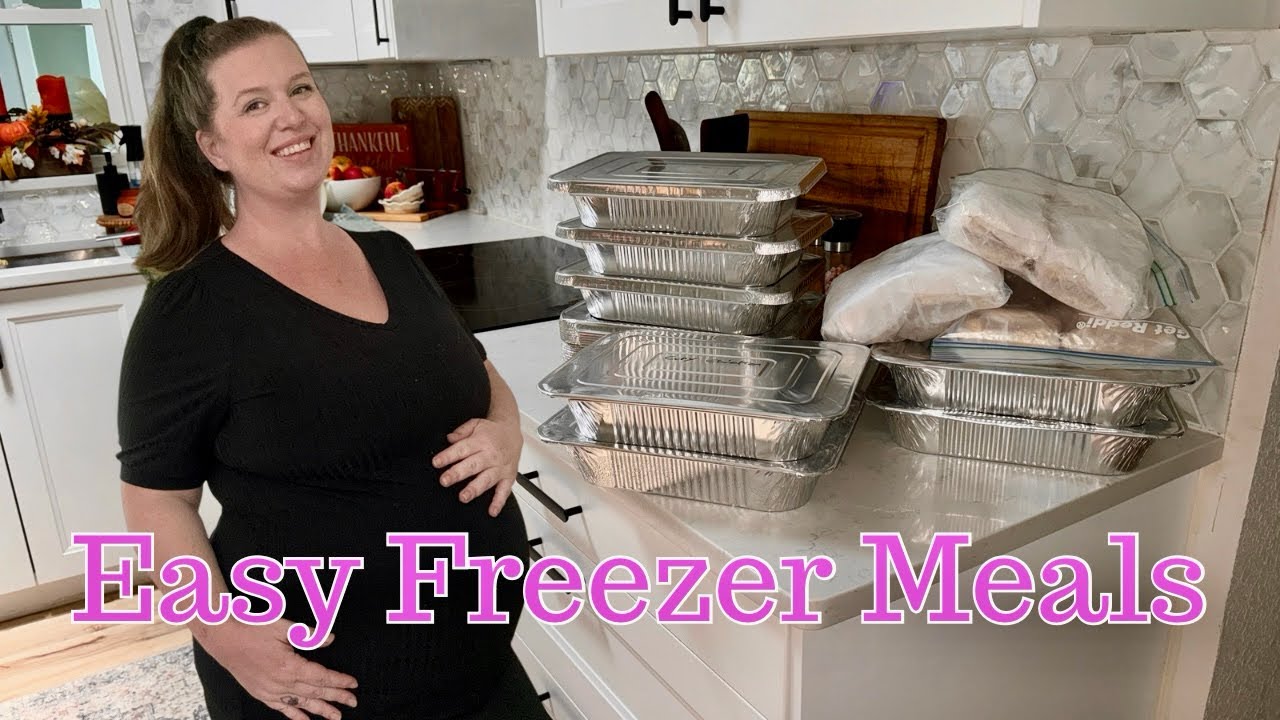 Preparing for Baby 🤰Freezer Meal Prep Made Easy
