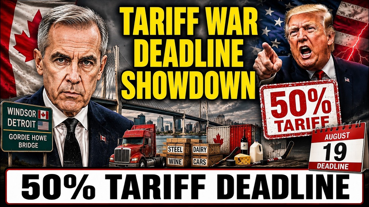Trump&rsquo;s 50% Canada Tariff Threat: August 19 Deadline, Bridge Deal & Trade War Explained