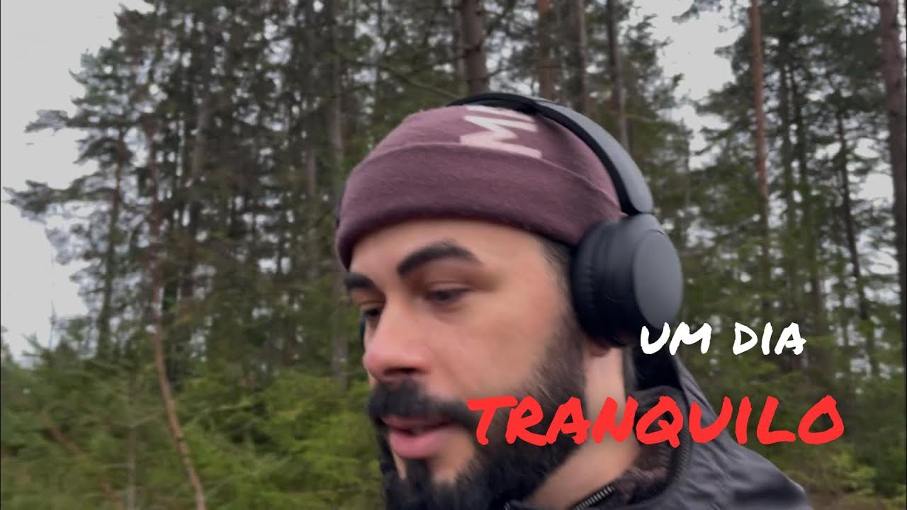 Apenas um dia tranquilo fazendo caminhada na floresta  #noruega