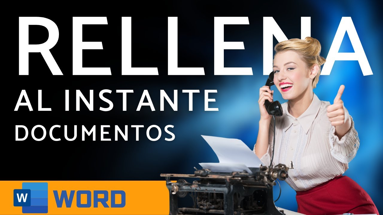 🤖 AUTOMATIZA la creación de DOCUMENTOS en WORD | Créalos en AL INSTANTE
