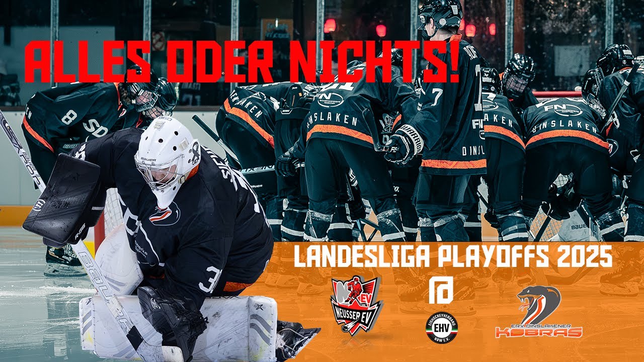 Alles oder Nichts! | LL NRW PLAYOFFS | Neusser EV @ Dinslaken Kobras1b | Game Day Vlog