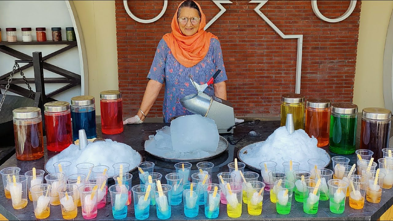 ICE GOLA RECIPE | Ice Lolipop In Multi flavours | Baraf ke Gole | Veg Village Food