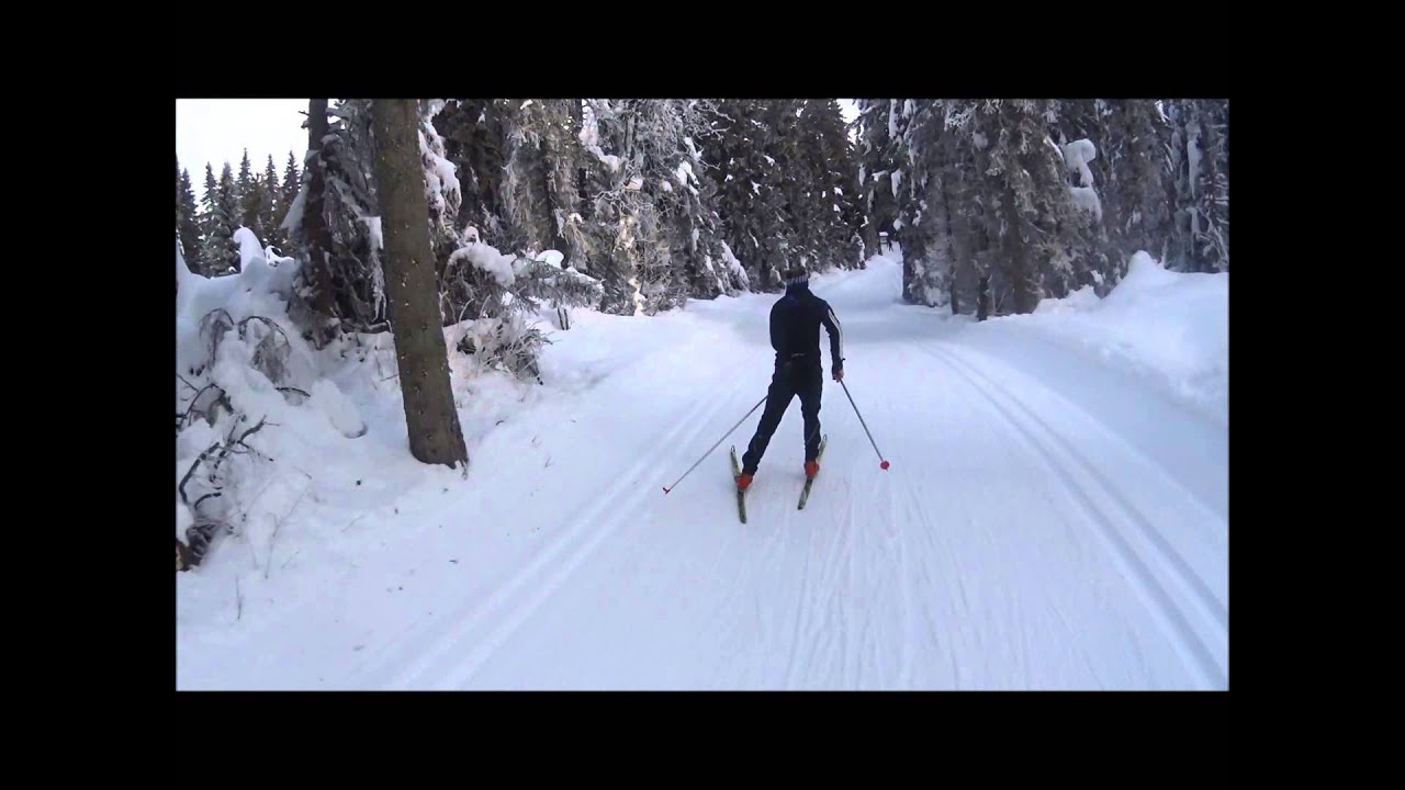 ski de fond feclaz avec cédric