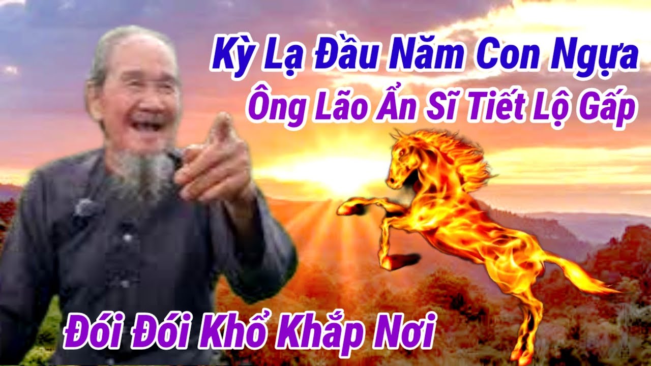Ông Lão Áo Đen Tiết Lộ Đầu Năm Đói Khổ Đã Tới Rồi / Bà Con Lo Tu Gấp Mới Kịp Màng Này . 