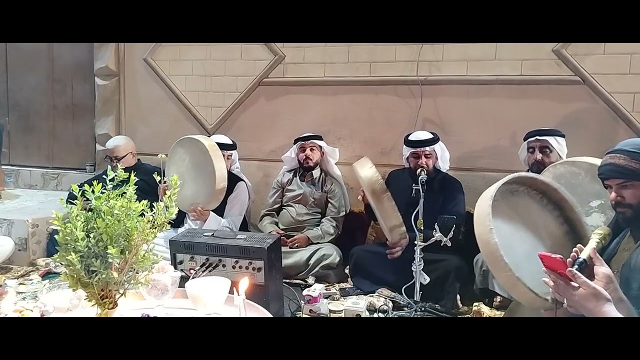 مديح السيد محمد النعيمي في دار العم المرحوم جمال مهدي ضرب حراب سادة ال سيد رجب 