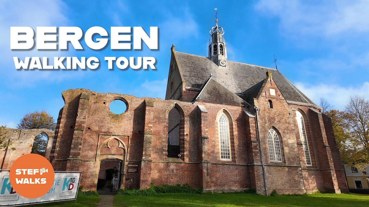 Exploring the Streets and Forests of Art Village Bergen - Netherlands Walking Tour 4K