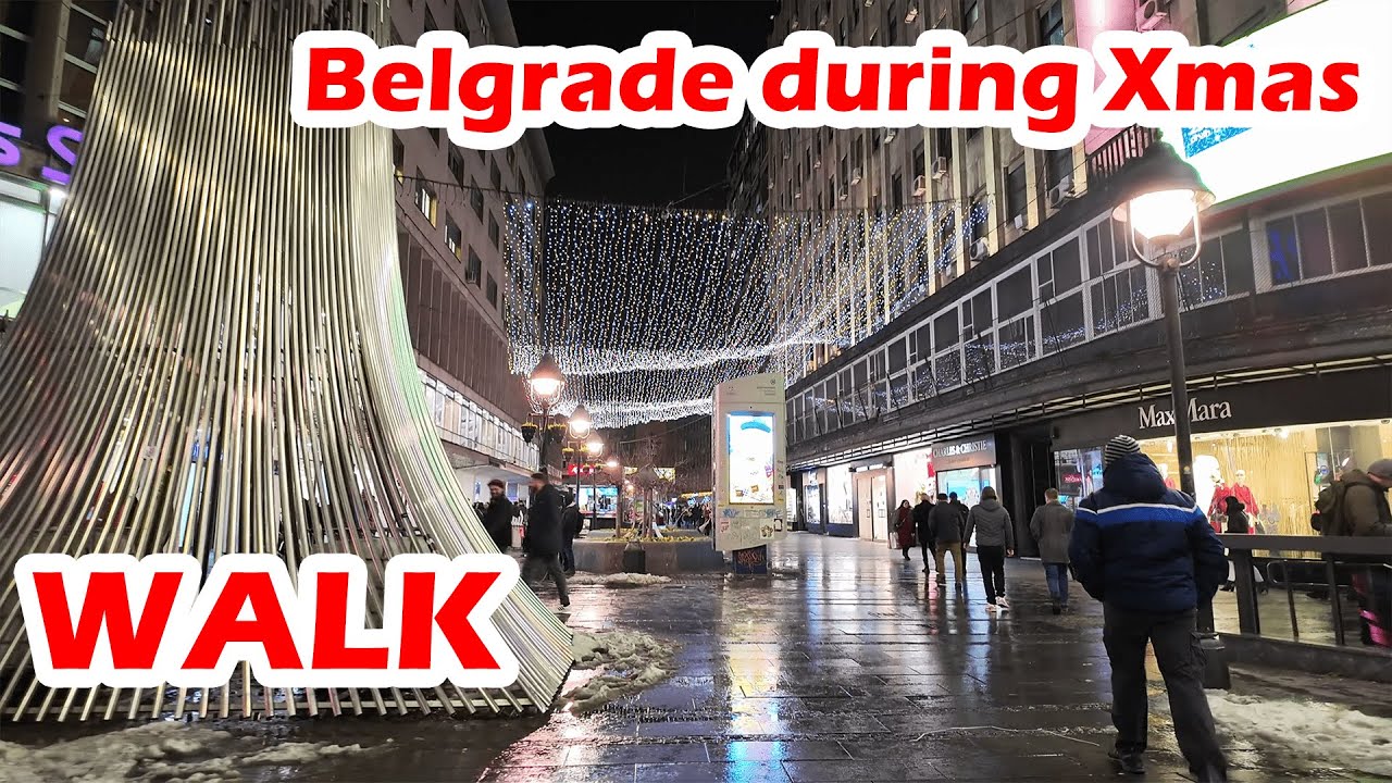 Walking tour of Belgrade during Christmas