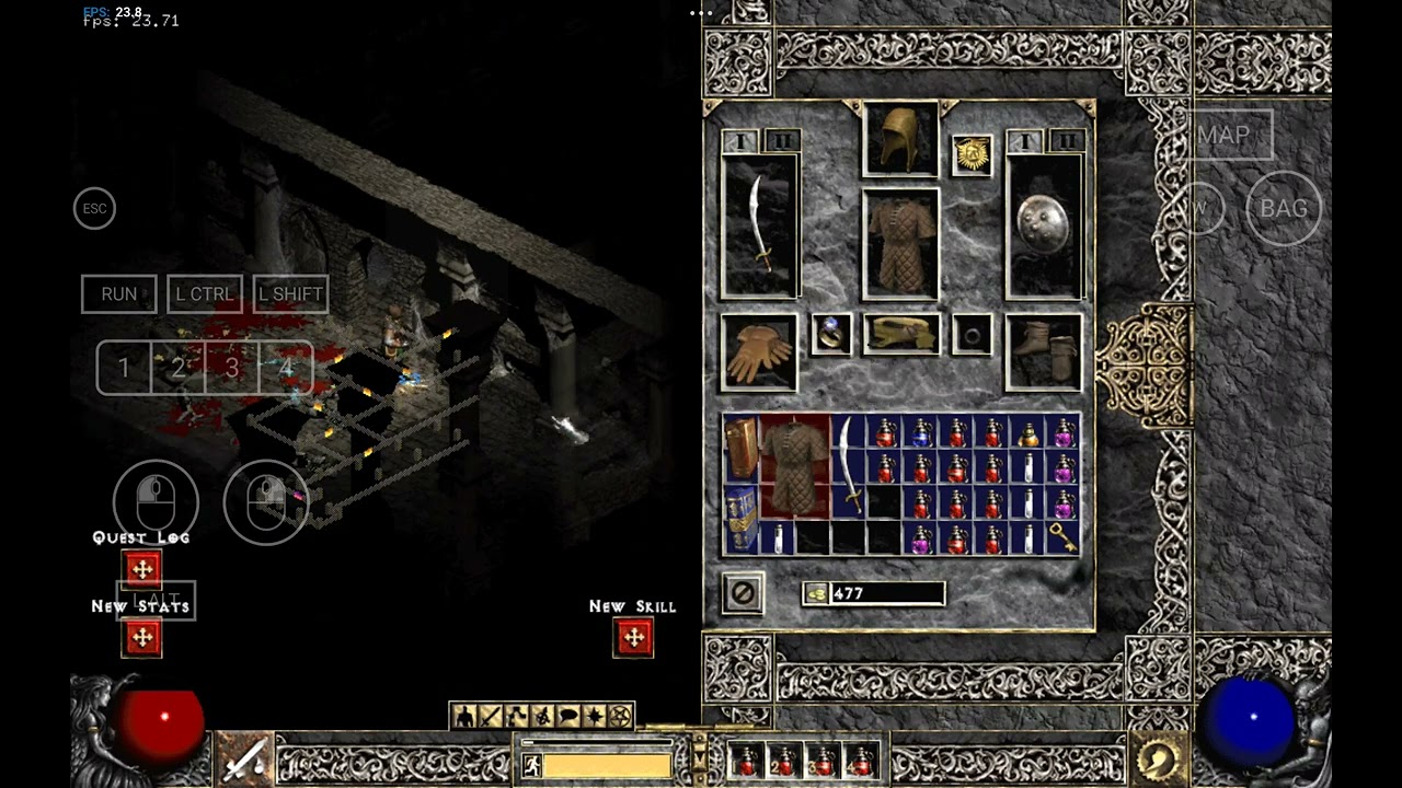 Diablo 2 LOD on Android + Winlator 7