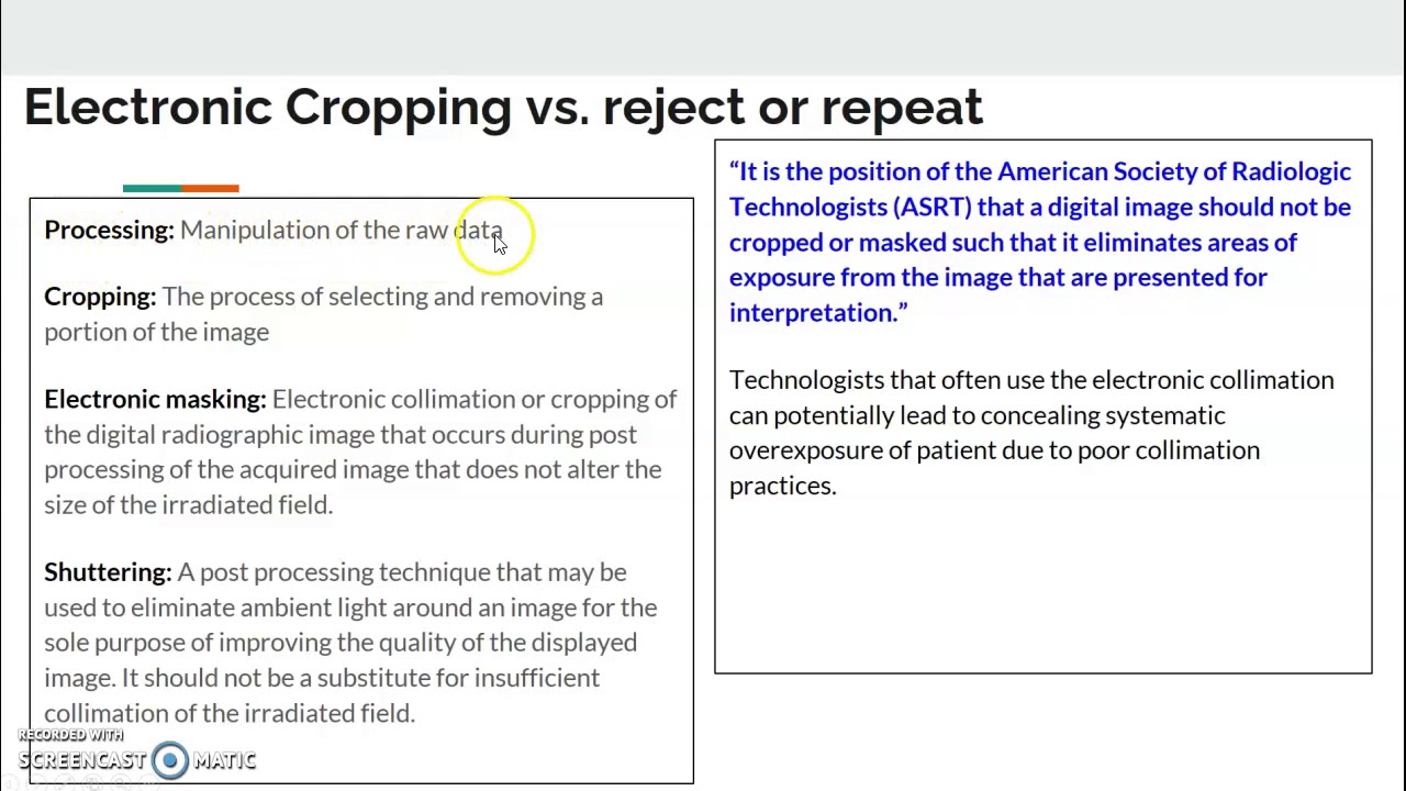 Reject Analysis