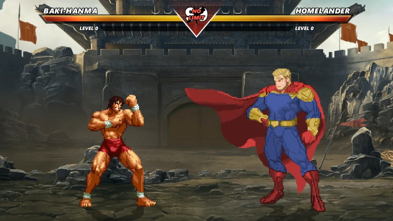 BAKI HANMA vs HOMELANDER - Highest Level Incredible Epic Fight!