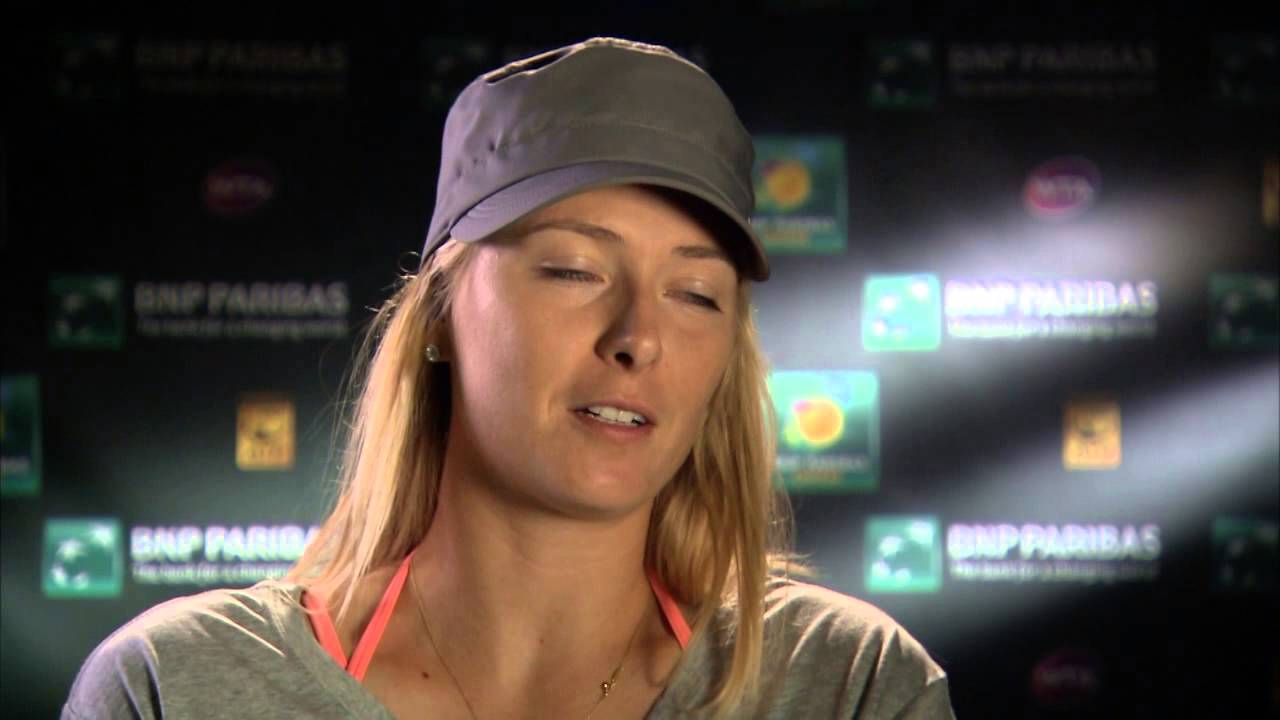 Indian Wells 2014 Saturday Interview Sharapova