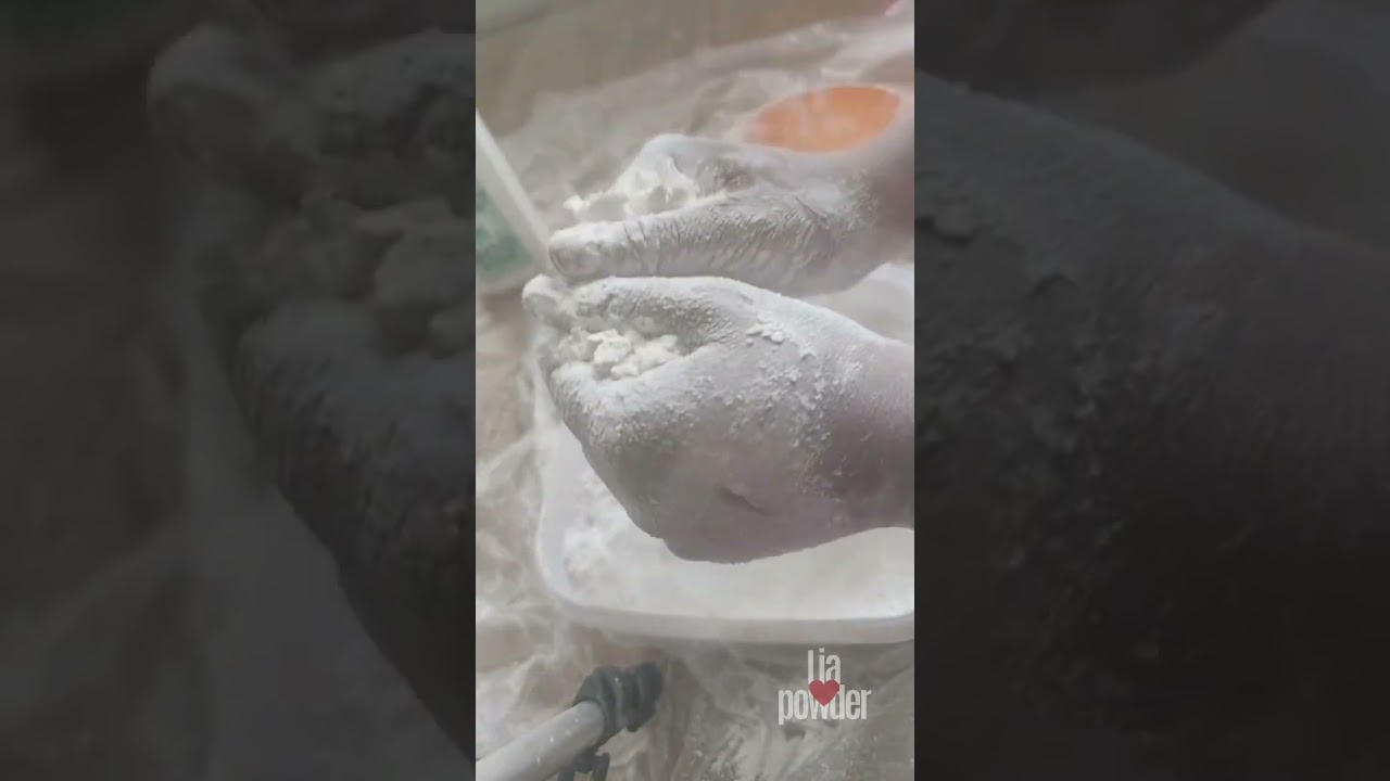 POWDER PLAY ASMR | Compilation Series (dusty ASMR 💨) #powderplay #powderplayasmr #oddlysatisfying 