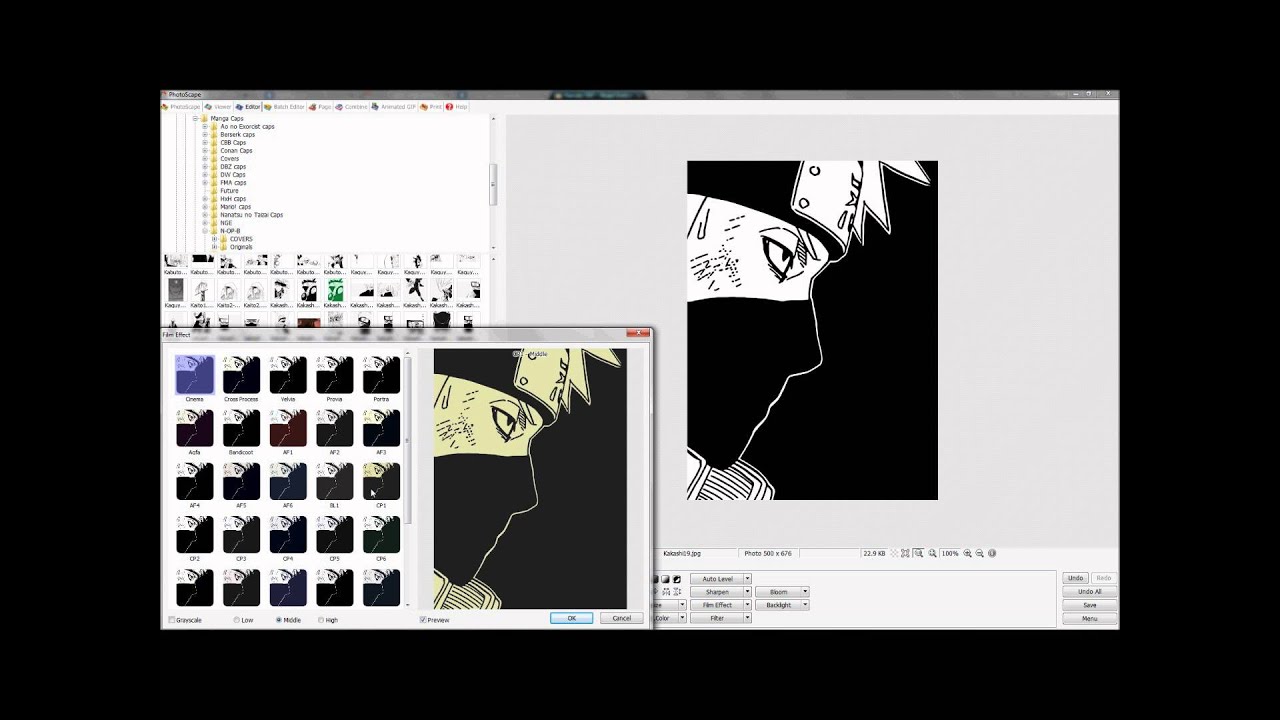 Making a mangacap
