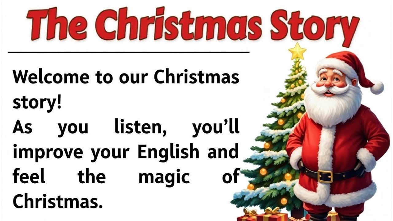 The Christmas Story 🎄|| Learn English Through Story||TaleTrove English Stories|| Listening Practice.