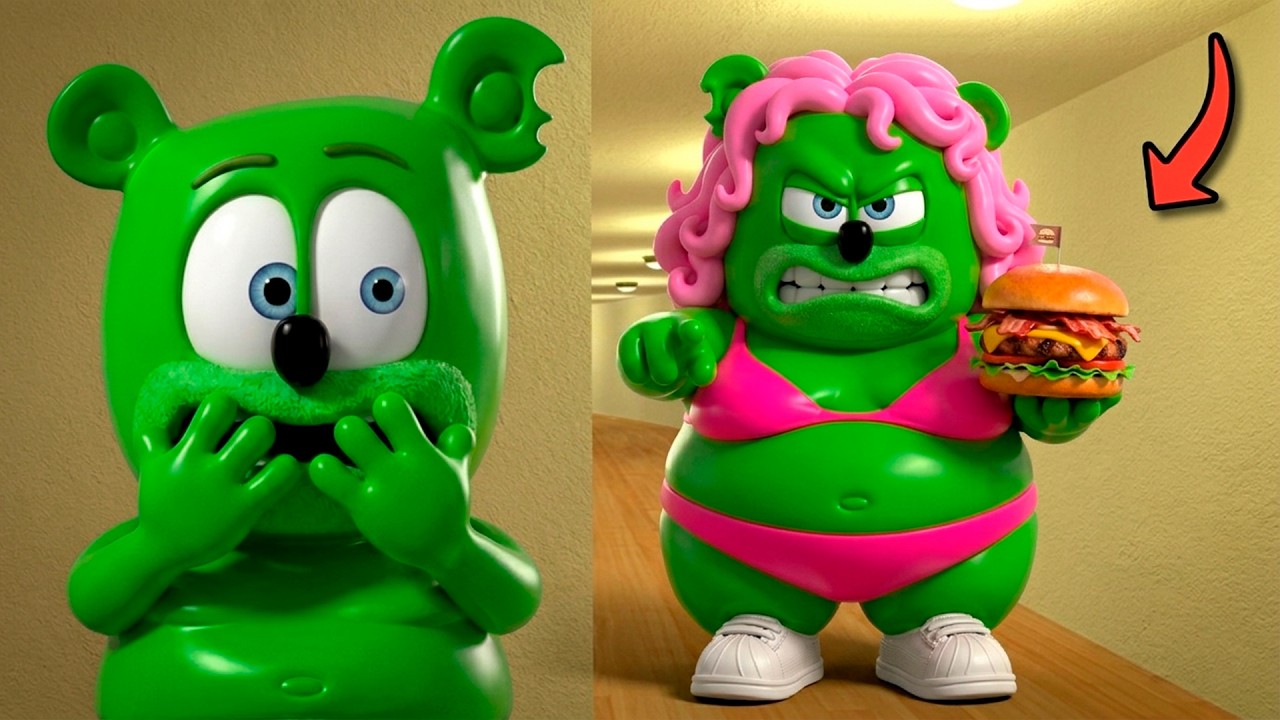 Huge Gummy Bear Girl Wants Him - Gummy Bear Want Me To Save Him!  (Gmod)