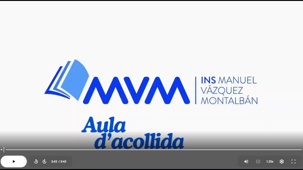 L'aula d'acollida a l' @institutmvm.