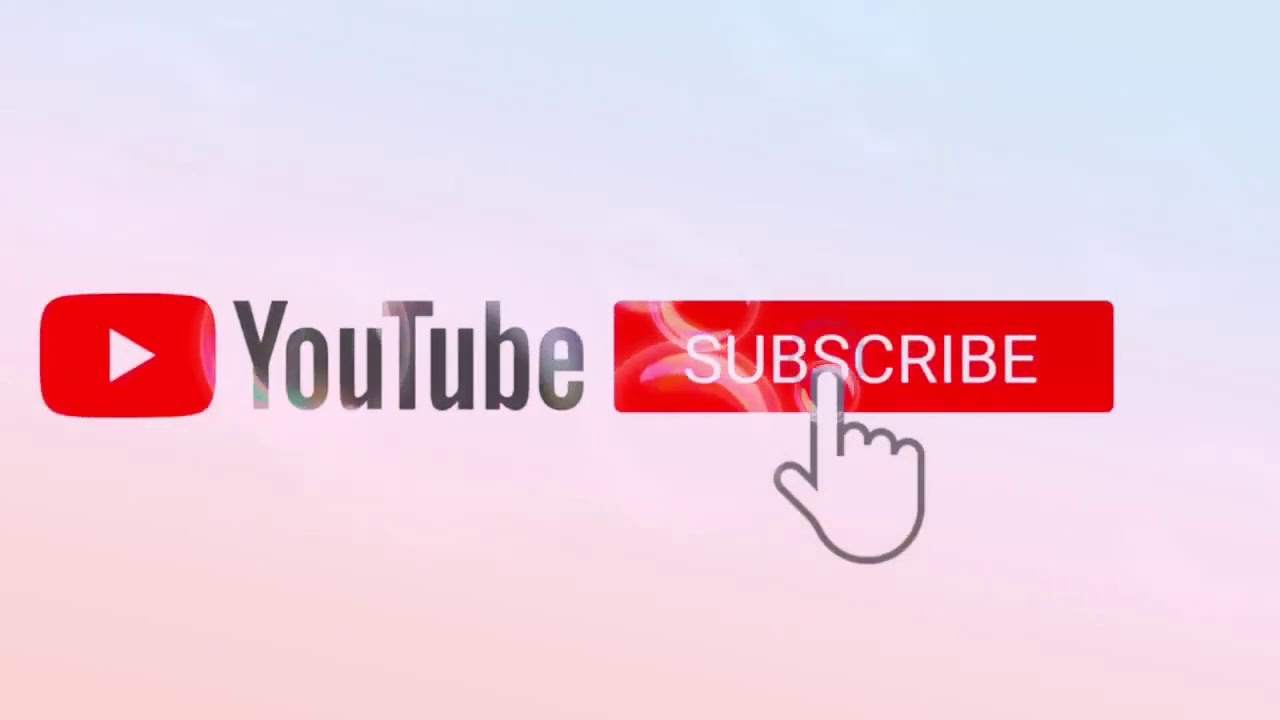 White screen Youtube Subscribe and bell icon notification | part3