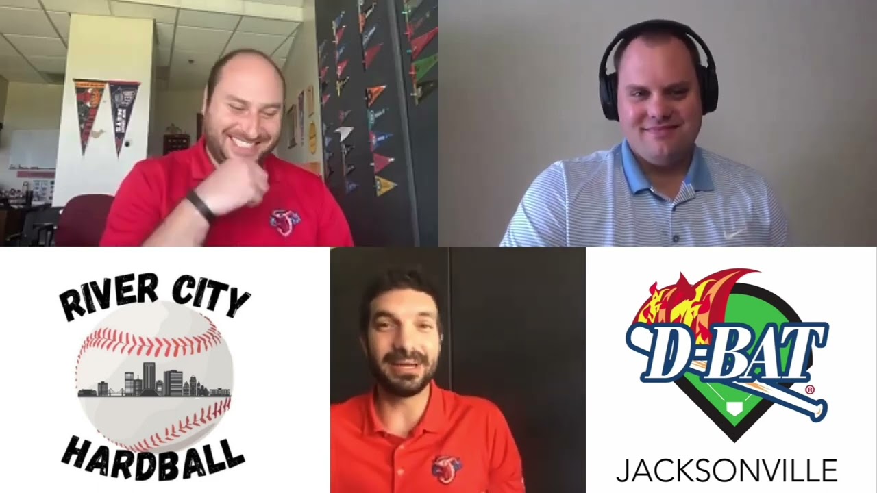 Jacksonville Jumbo Shrimp broadcasters Scott Kornberg and Matt Davis 8-5-22