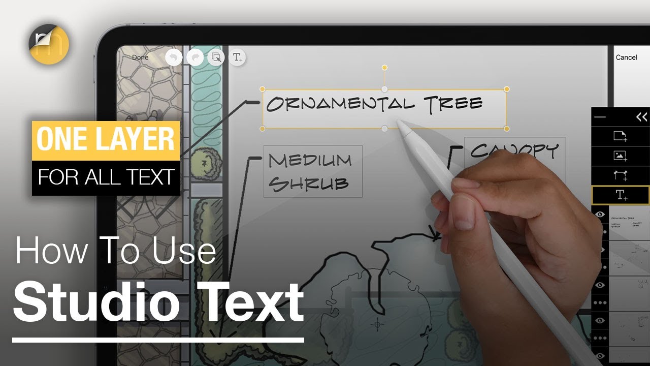 Game-Changing Studio Text in Morpholio Trace on iPad–Architecture, Interiors & Landscape Design