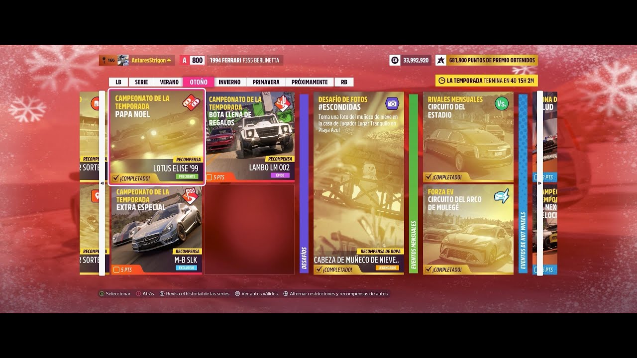 Forza Horizon 5 - Papa Noel [Campeonato de la Temporada] 102