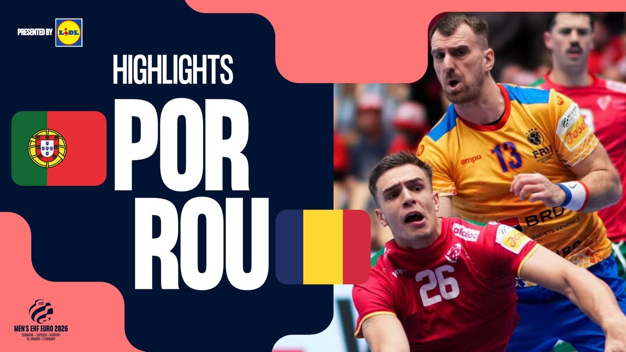 Portugal vs Romania | Highlights | Men's EHF EURO 2026