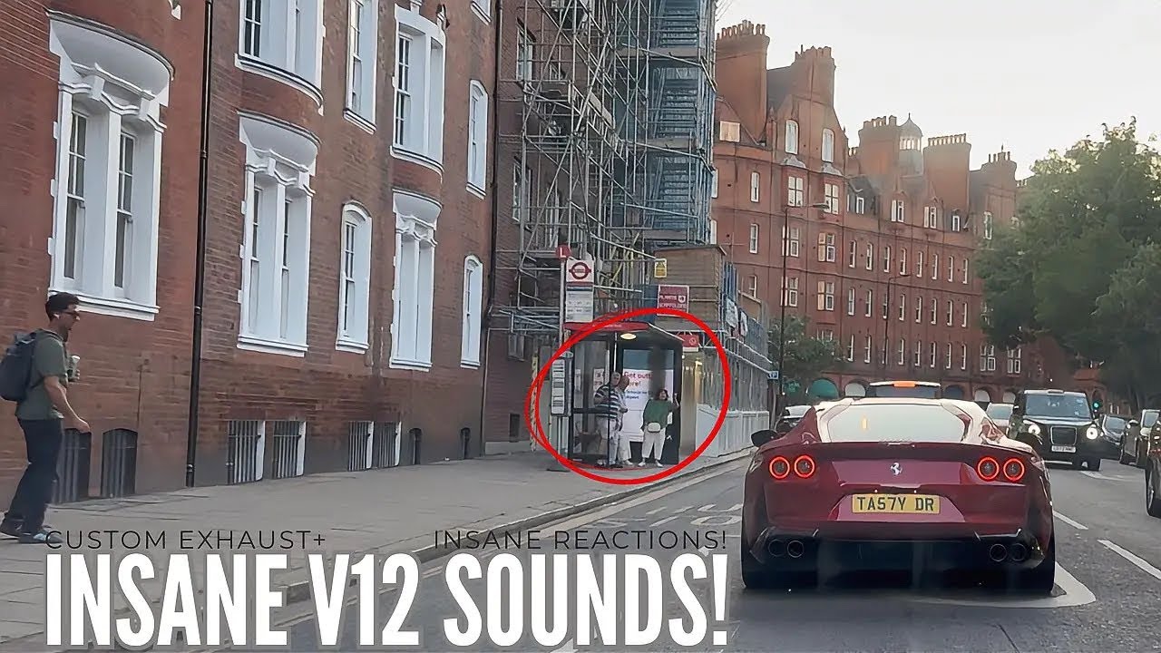 *CRAZY* Ferrari 812 SUPERFAST DESTROYS London Streets! INSANE Reactions, Accelerations & REVS!