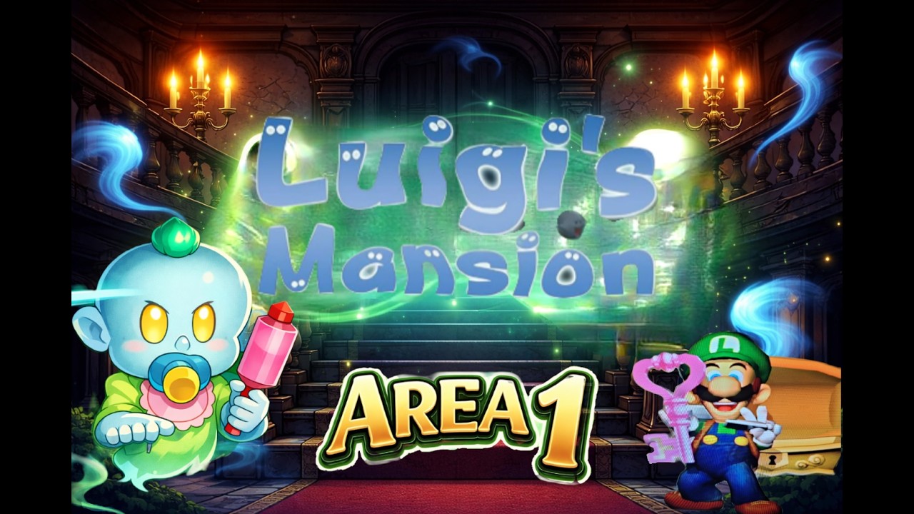 We Won a Haunted Mansion?! 👻 Beginning Our Ghost Hunt | Luigi's Mansion - Area 1 (Ep. 1)