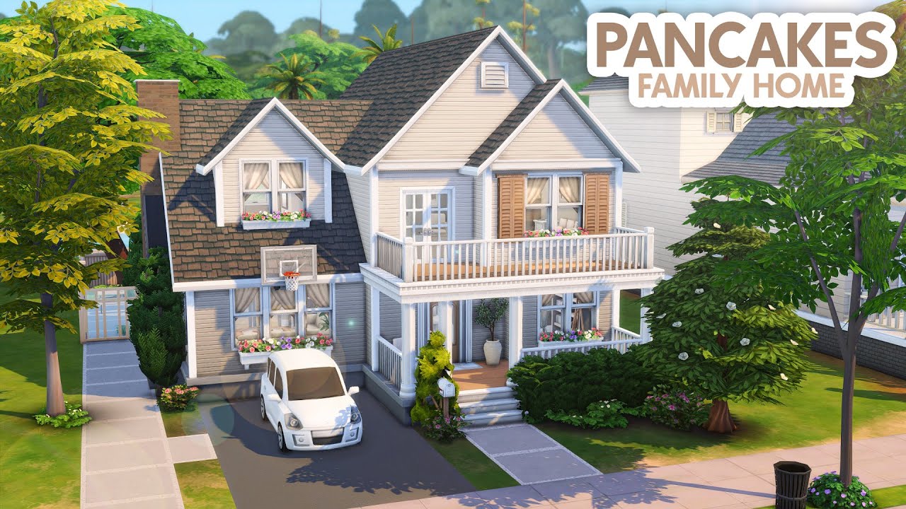 A New Home for the Pancakes 🥞 // The Sims 4 Speed Build