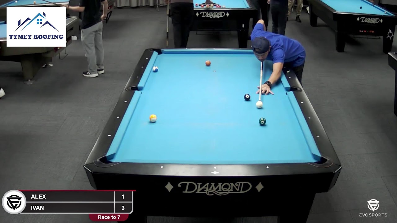 ALEX vs. IVAN - Q1 BILLIARDS - TABLE 6 | EvoSports Autostream