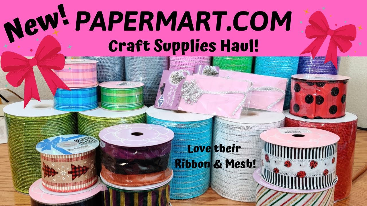 New PaperMart.com Haul! ~ Ribbon and Mesh!