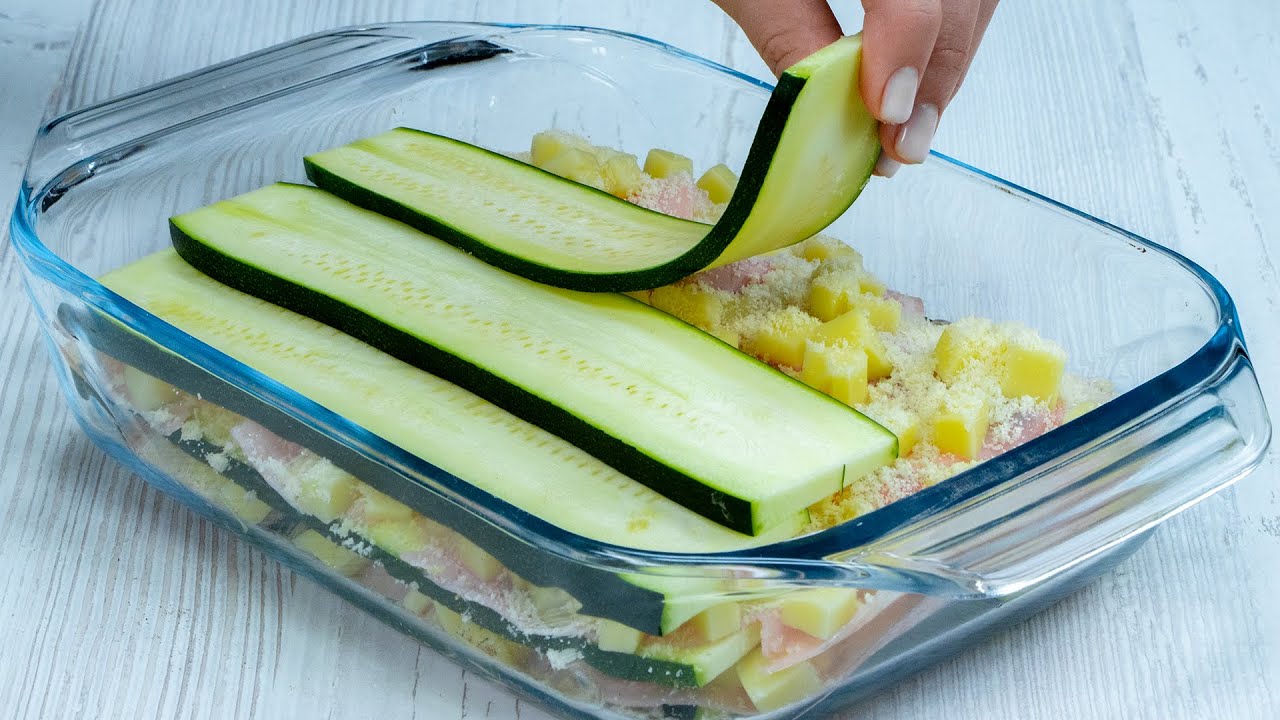 ¡sin pasta! Lasaña de calabacines para los que están a dieta