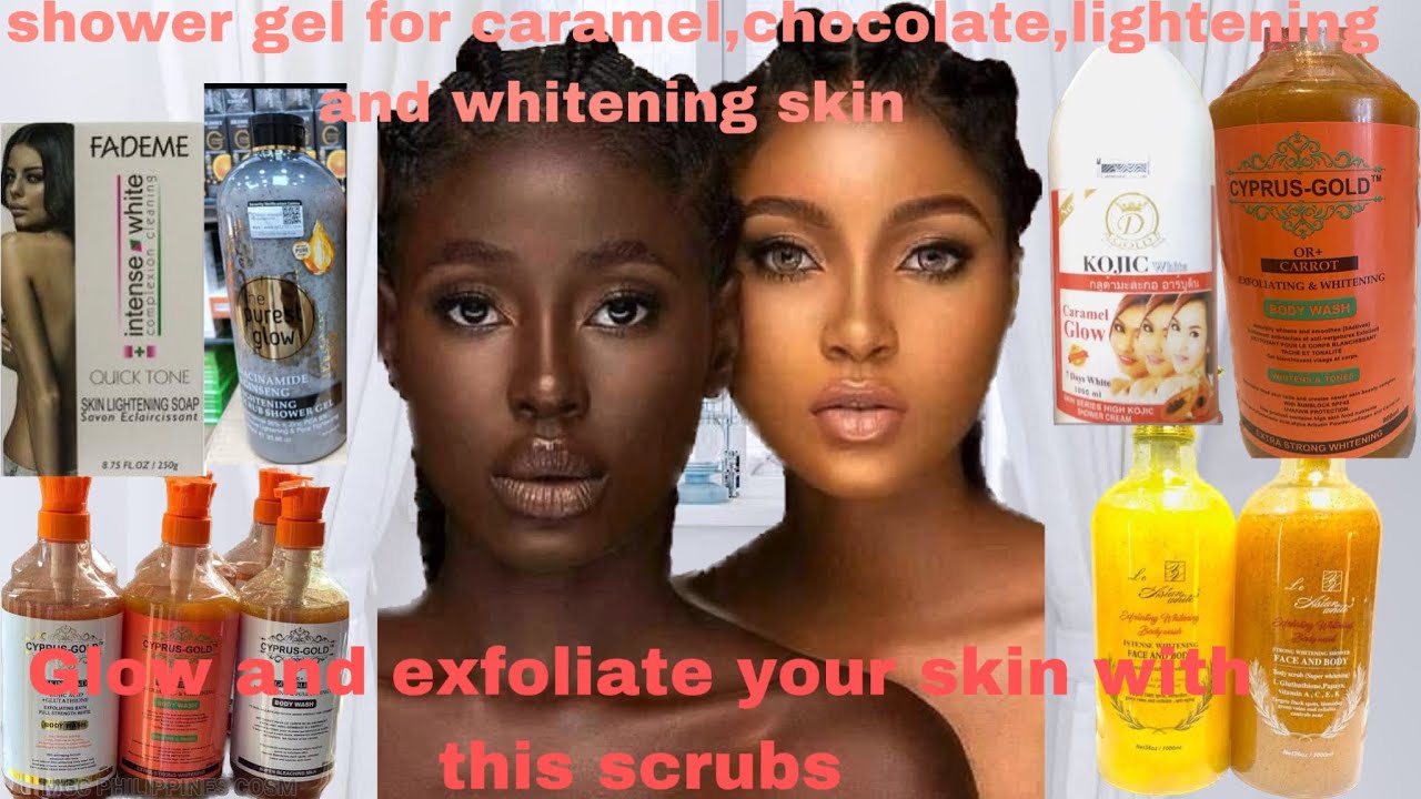 BEST AND AFFORDABLE SHOWERS GELS FOR CARAMEL,HOTCHOCOLATE,LIGHTENING AND WHITENING SKIN#showergel