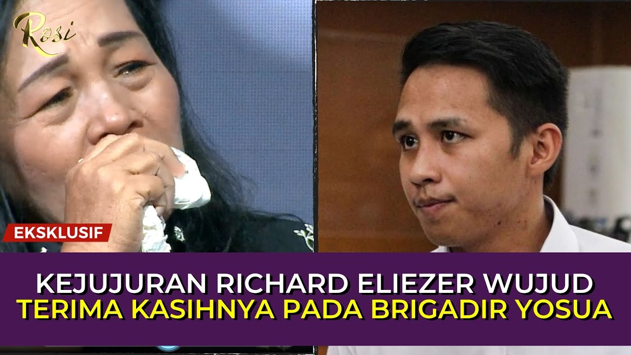 Pembelaan Terakhir Richard Eliezer untuk Brigadir Yosua - ROSI