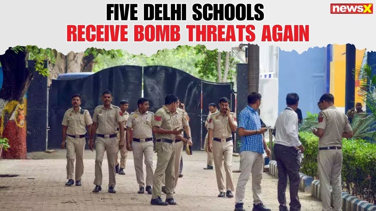 Police rush after five Delhi schools receive bomb threat Thursday morning | Delhi School Bomb Threat