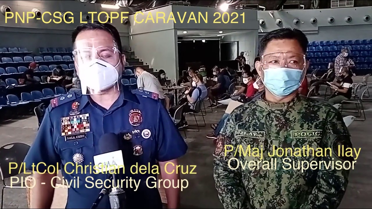 PNP Civil Security Group LTOPF Caravan