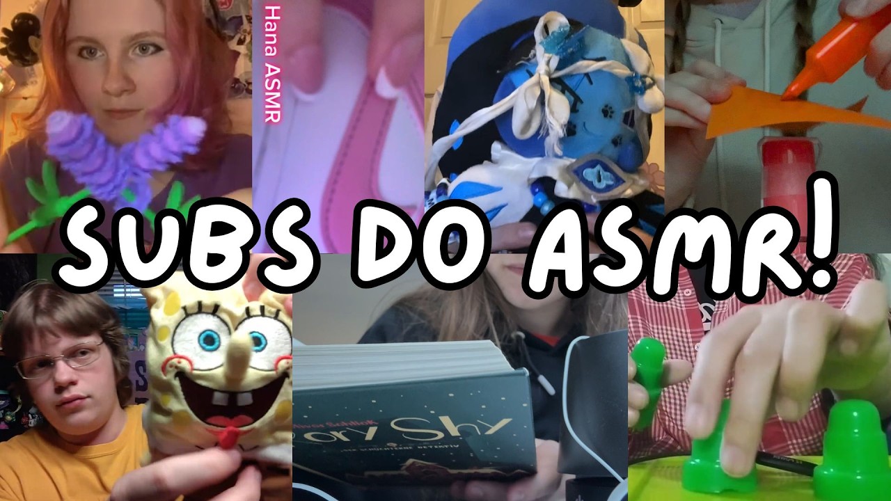 my subscribers try asmr! | colours edition