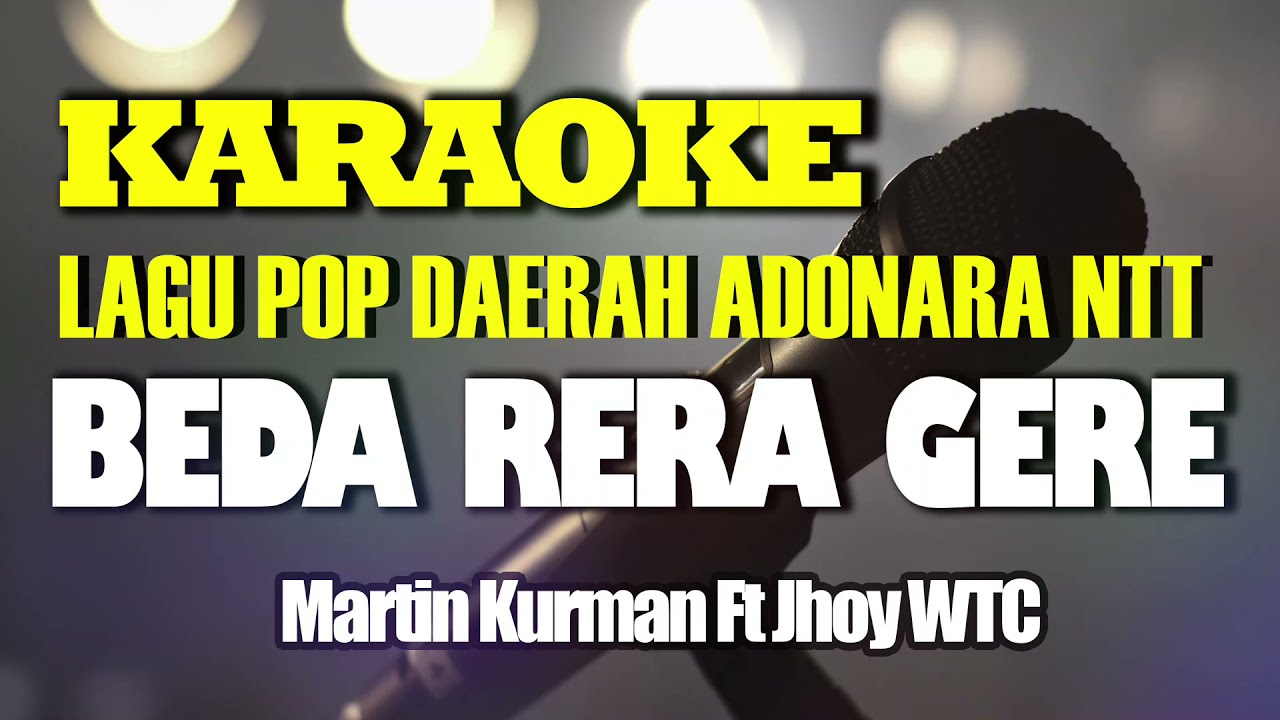 KARAOKE LAGU DAERAH ADONARA FLOTIM-BEDA RERA GERE || Martin Kurman Ft Jhoy WTC.[Cover Keyboard]🎶🎹