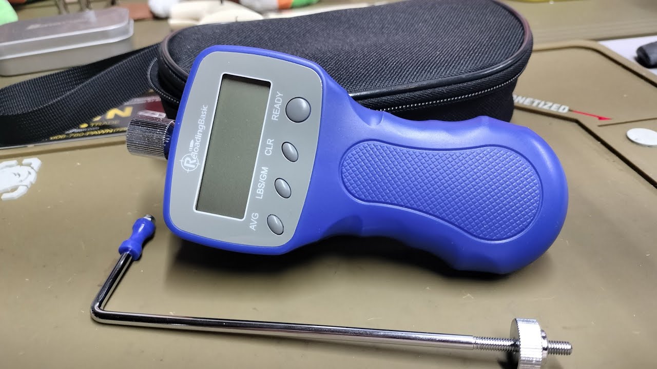 Reloading Basic digital trigger pull gauge. first impressions it seems very accurate.